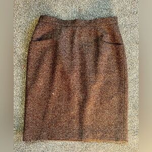 Vintage women’s Wool skirt Pura Lana Vergine (pure virgin wool) Sz 10